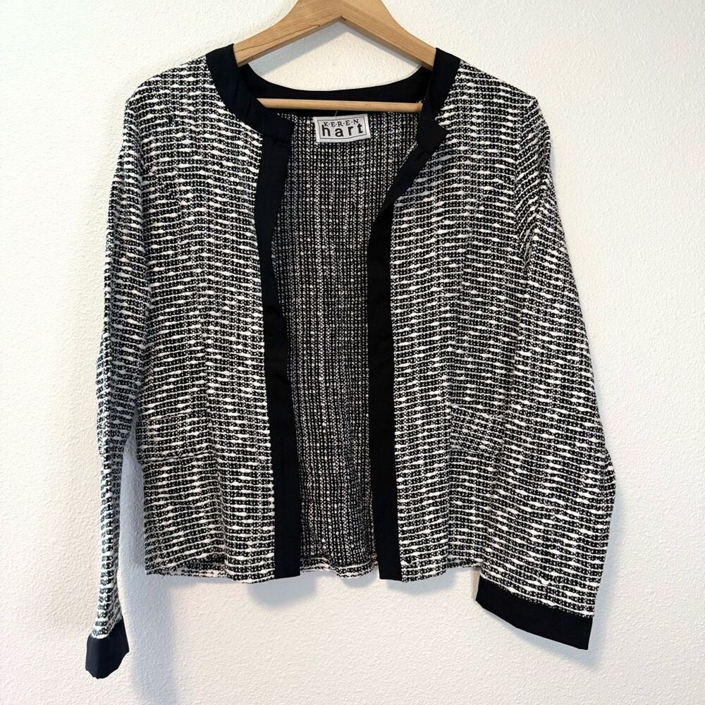 Keren Hart Open Front Blazer‎ Jacket Size Medium NWT